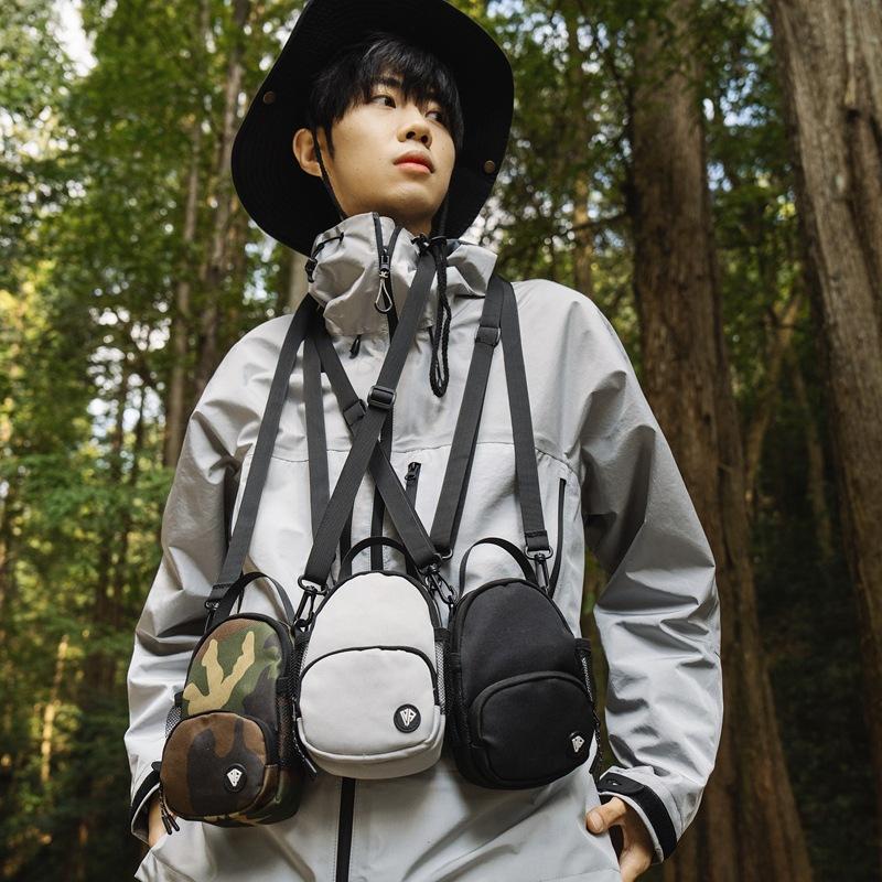 Mini Neck Bag Change Bag Earphone Bag Personalized Small Satchel Key Bag Mini Messenger Bag Men