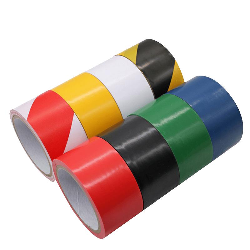 Bingyu Industrial Warning Marking Tape, 4.8cm x 16y (6 Rolls)