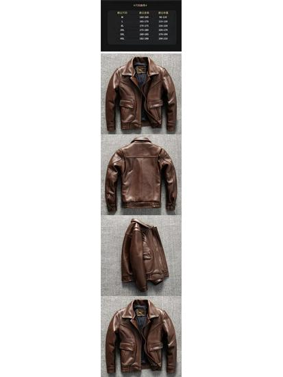 2024 Men's Slim Fit Soft Leather Jacket with Turn-Down Collar - Trendy Autumn/Winter Style
