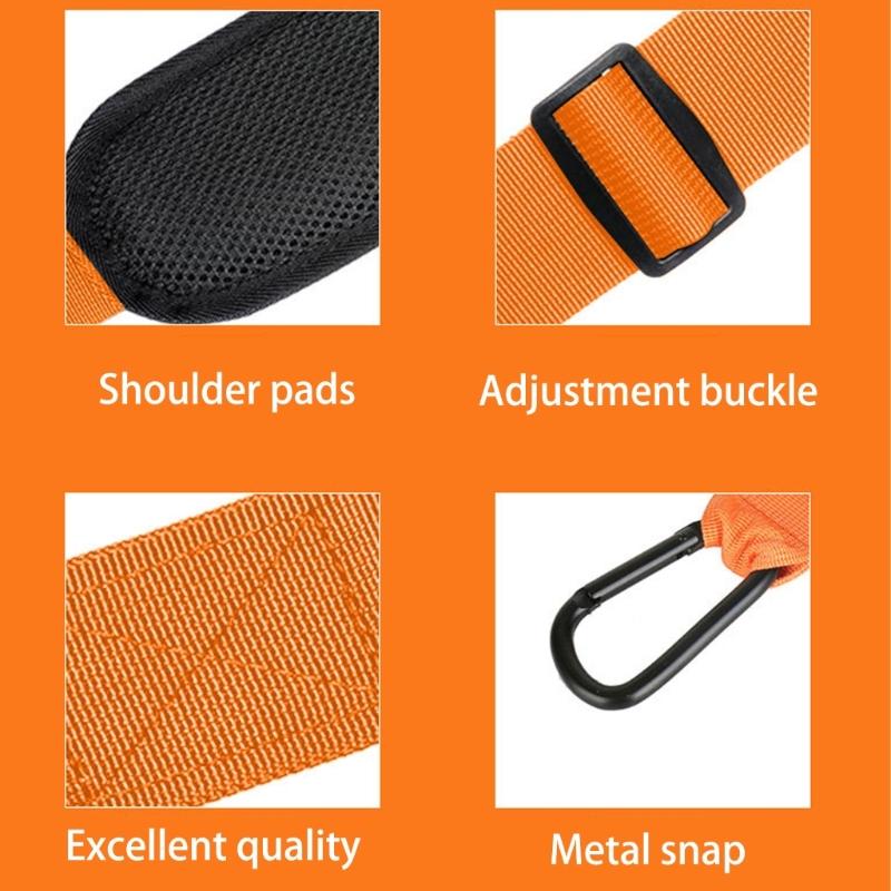 Wide Comfort Harness For String Trimmers Blowers Universal Compatibility And Ergonomic Weight Distribution Design