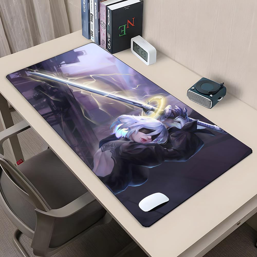 NieR Automata 2b Mouse Pad Rubber Antislip Keyboard Pad 40x90cm Mousepad Gaming Accessories XXL Office Computer Mat