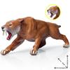 Realistic Saber Lion Tiger Wild Animal PVC Solid Figurine Kids Educational Toy