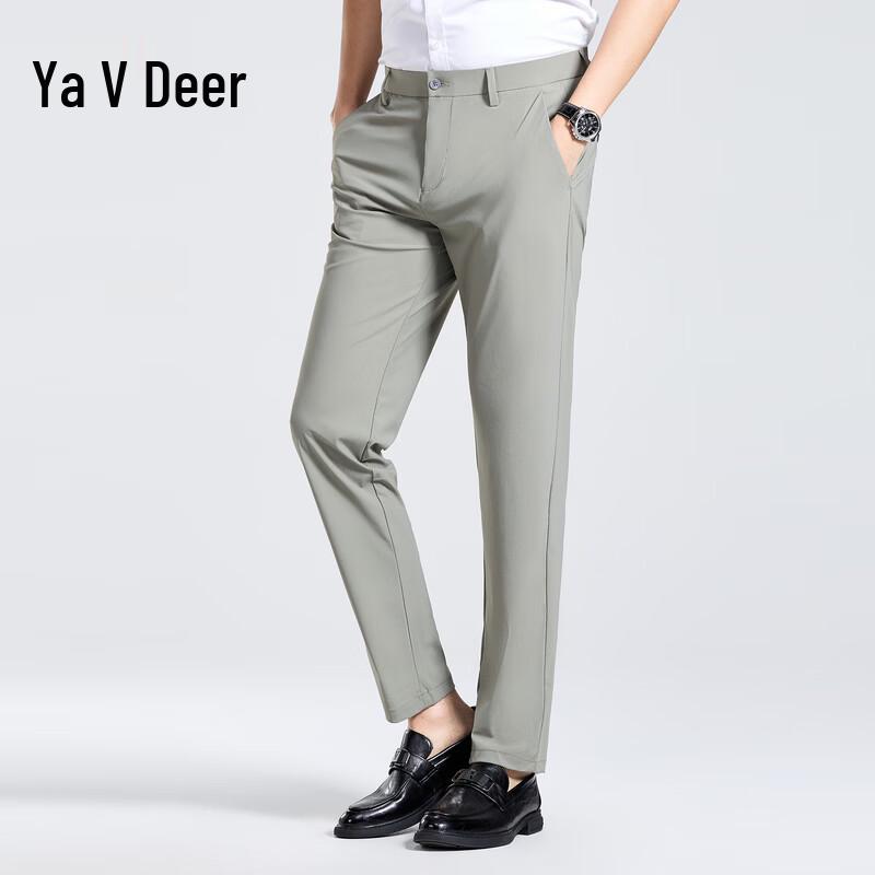 Men s Fashion Cool Feeling Straight Trousers 40