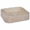 Grey Washbasin - VIDAXL - 40x40x10 Cm - Handmade In Marble - Easy To Clean