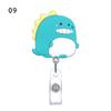 Accessories Retractable Fruit Badge Holder Cartoon Silicone Badge Reel ID Badge Card Clips Colorful