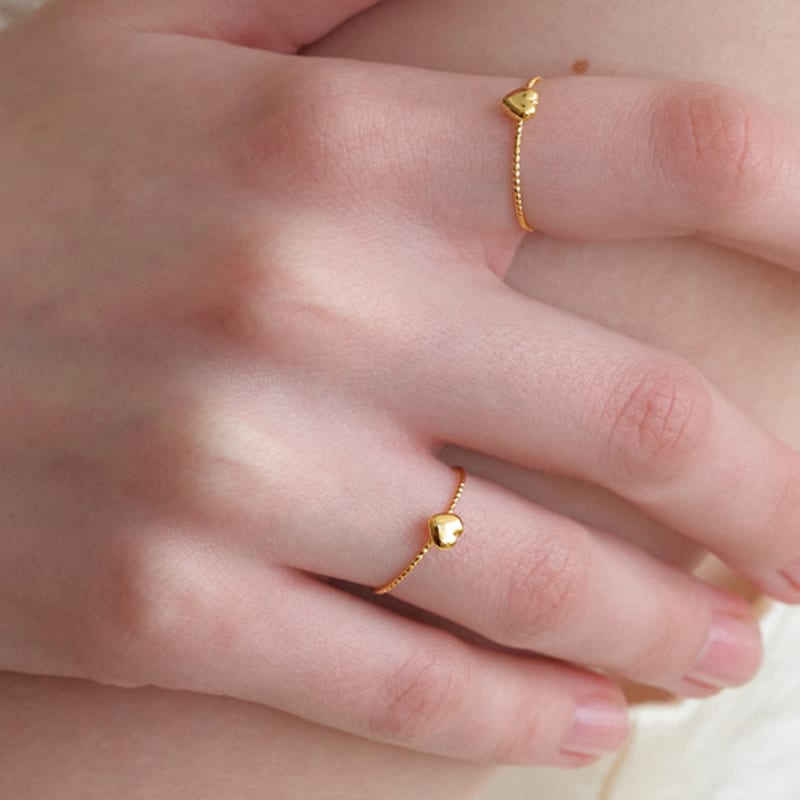 Primaute Heart Twist Ring