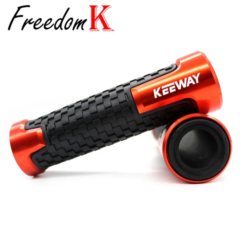 

7/8 22mm Aluminum Anti-Slip Motorcycle Handlebar Grips For Keeway superlight 125 Hurricane 50 Vieste 125 300 RKF 125 RKS/RKV 125 помаранчевий