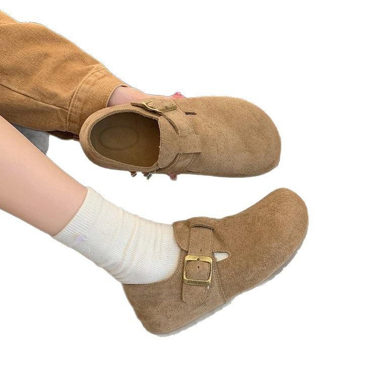 Casual outer wear single shoes Birkenstocks retro new spring Birkenstocks Birkenstocks