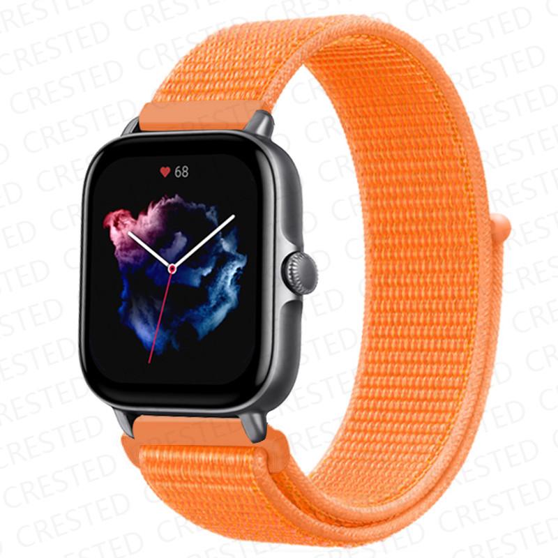 20mm 22mm Watch Band For Amazfit GTS/2/2e/4/3/mini GTR 4/2/3/Pro 47mm stratos 3 Nylon Bracelet pulseira correa Amazfit bip strap