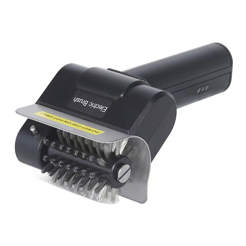 

Cordless Rechargeable Electric Grill Brush For BBQ Cleaning Wireless Lithium Battery Powered Scrubber With 304 Stainless Steel Bristles