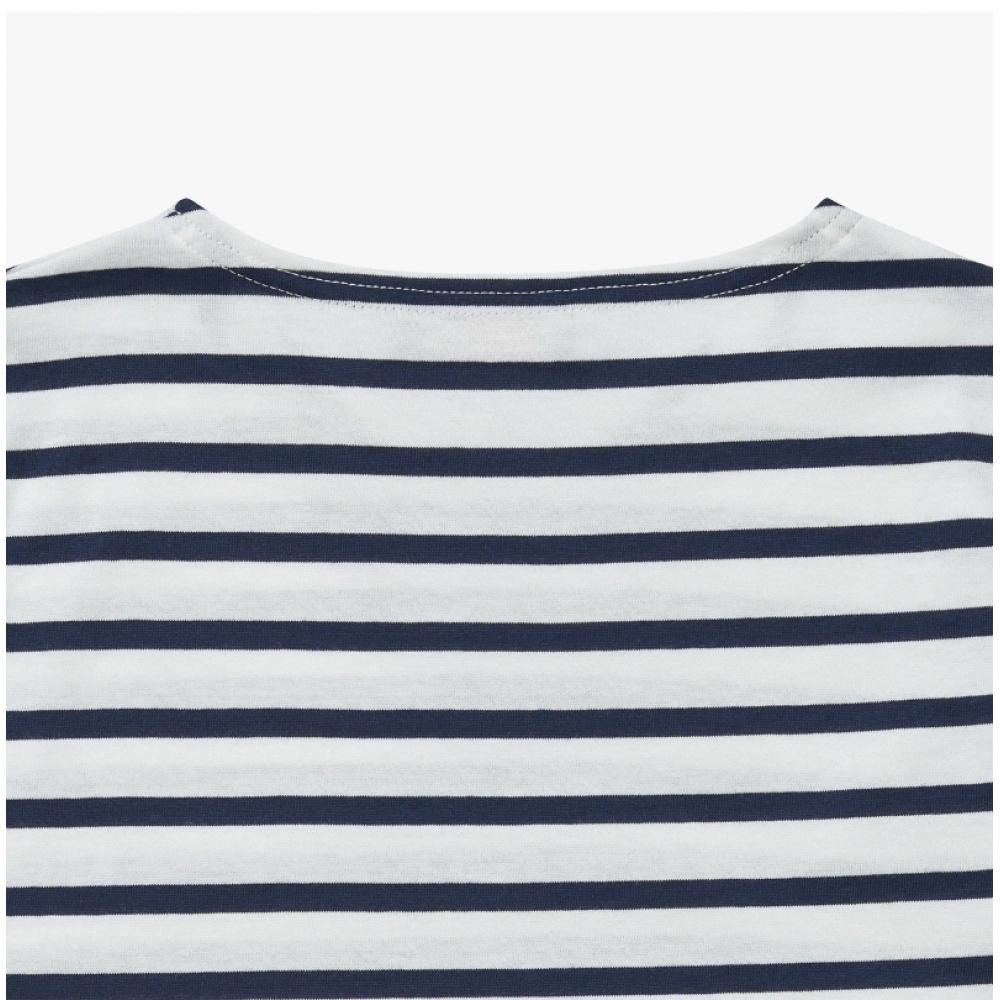 SainT James Kids T shirT Modern sTripe Neige Marine