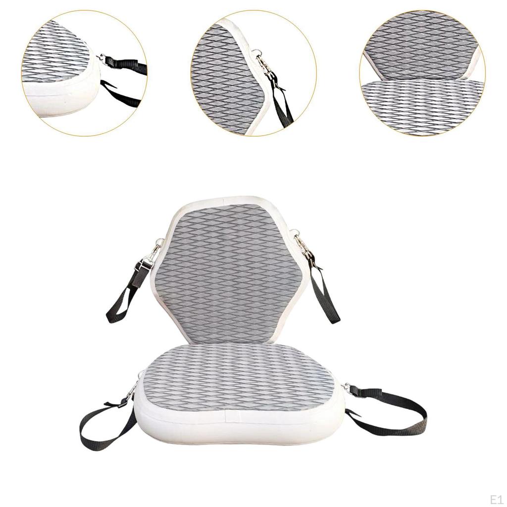 Kayak Inflatable Seat with Backrest Adjustable, Premium, Accessory, Lightweight Versatile Use Easy
