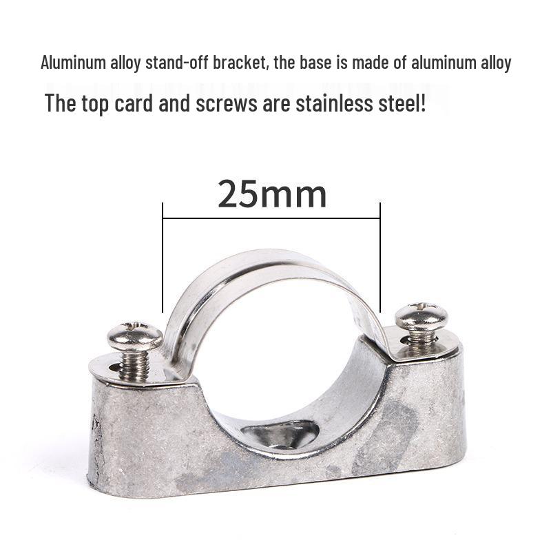 304 Stainless Steel Stand-Off Bracket & 316 Saddle Clamp