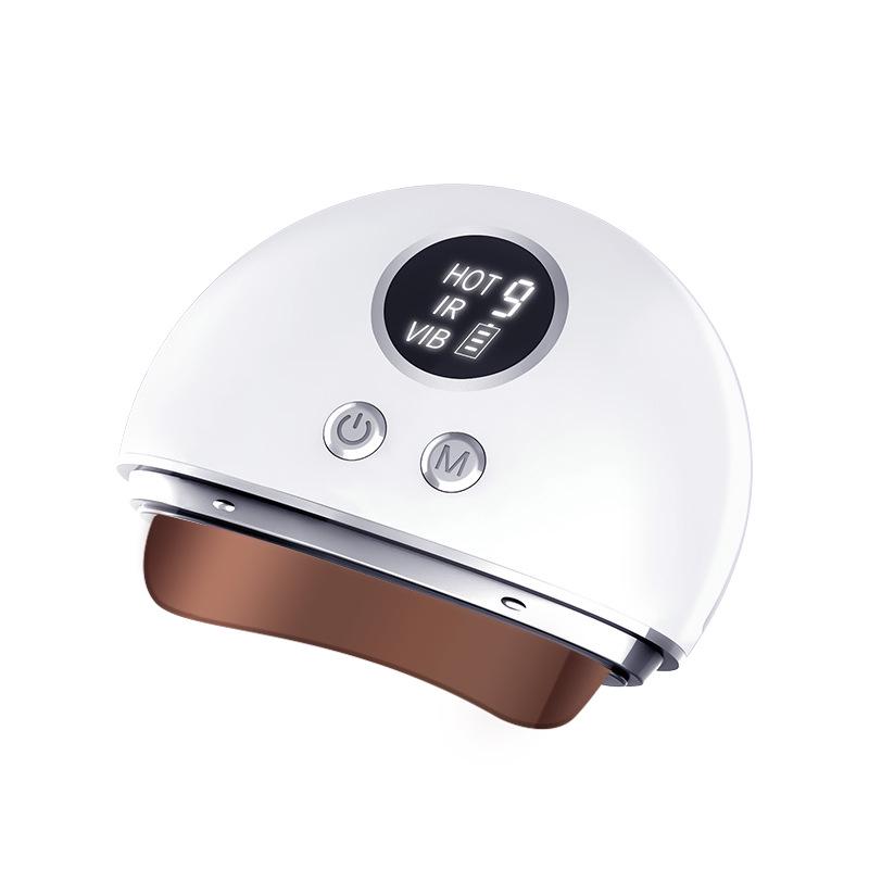 Электрический массажер Гуаша из бьянши с вибрацией и подогревом English Manual