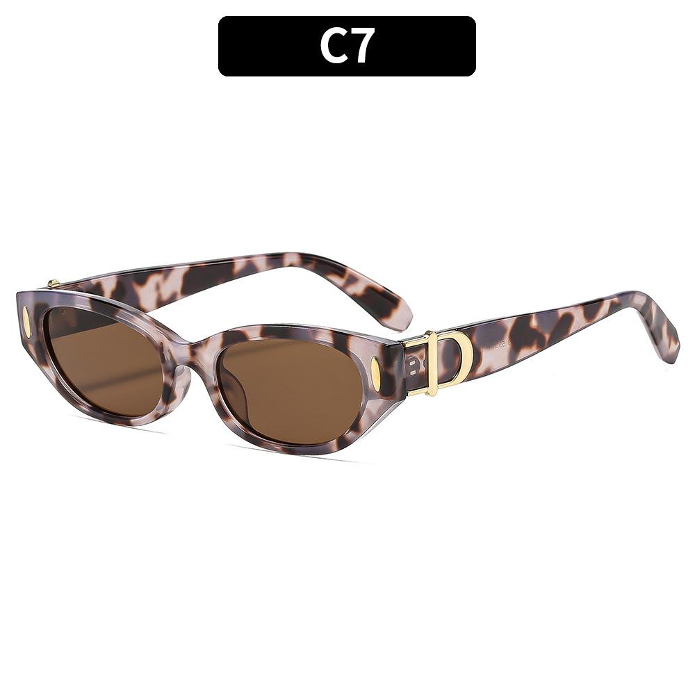 Women's sunglasses, men's and women's fashion small frame sunglasses