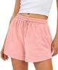 Grenzüberschreitende unabhängige Station Amazon Mode Damen Sportshorts lässig locker Sommer mittlere und hohe Taille einfarbige Shorts Damen