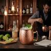 550ml Cocktail Wine Goblet Exterior Copper Plating Irregular Mug Drinking Tumbler  Wine Drinking