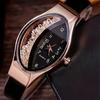 Elegant Quartz Watch with PU Leather Strap & Alloy Dial - Shockproof Wristwatch, Analog Display, Elegant Casual/Dress Watch for Daily Wear