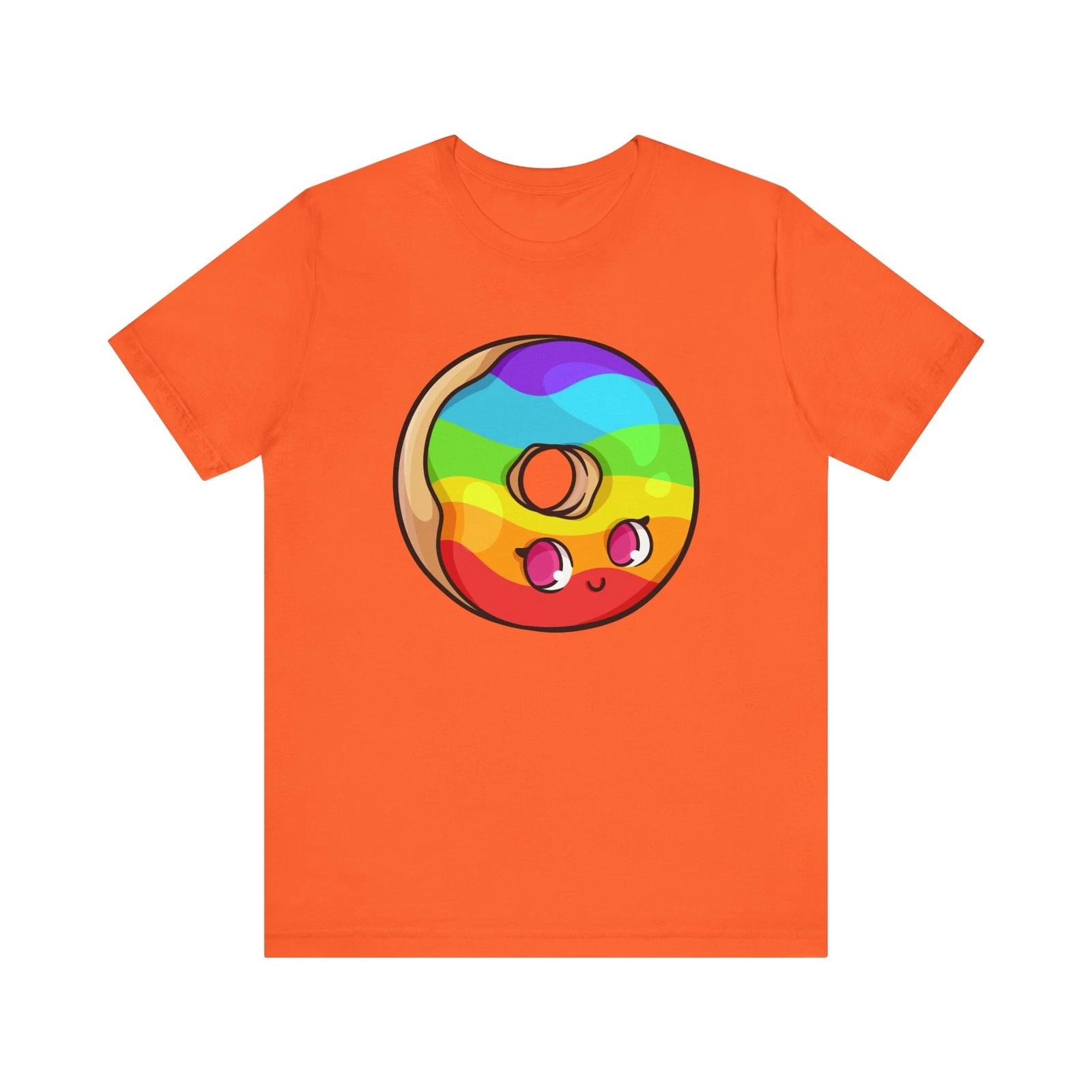 Cute Kawaii Rainbow Donut Shirt | Donut Shirt| Rainbow Shirt 2XL