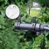 Universal Cycling Mirror Positioning System Wide Angle View ABS Housing For Road Visibility Protection