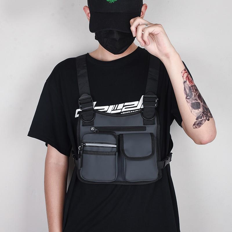 Men's Tactical Workwear Chest Bag - Trendy & Functional Outdoor Sports Vest