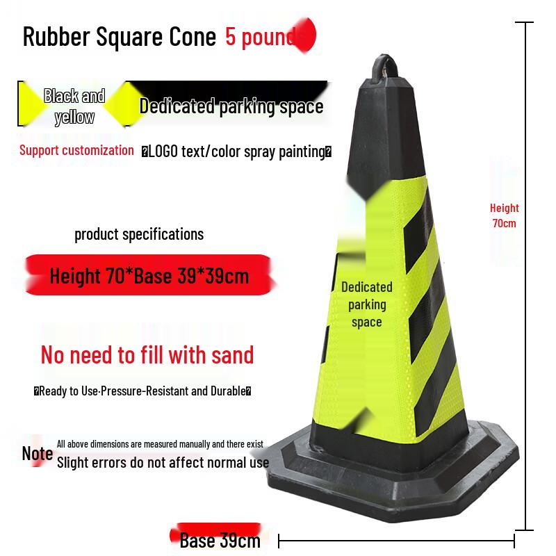 Flexible Rubber Parking Post