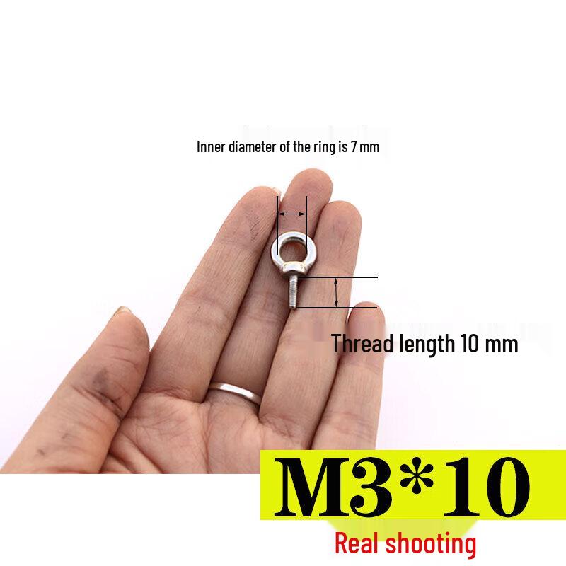 

Ledway 304 Stainless Steel Welded Eye Bolt