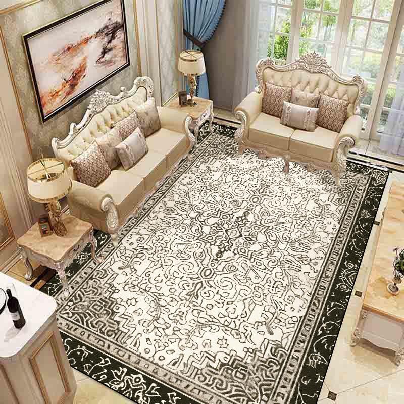 

Retro Persia Carprt for Living Room Decoration Home American Style Sofa Area Rug 200x300 cm Washable Cloakroom Bedroom Floor Mat 60*90cm