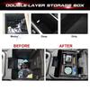 Car Box Center Console Organizer Ert Tray For Chevy Silverado/GMC Sierra 1500