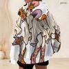 Women Plus Size Zip Up Hoodie Cute Bat Cat Pumpkin Floral Bow Print Long Sleeve Casual Hooded Sweatshirt