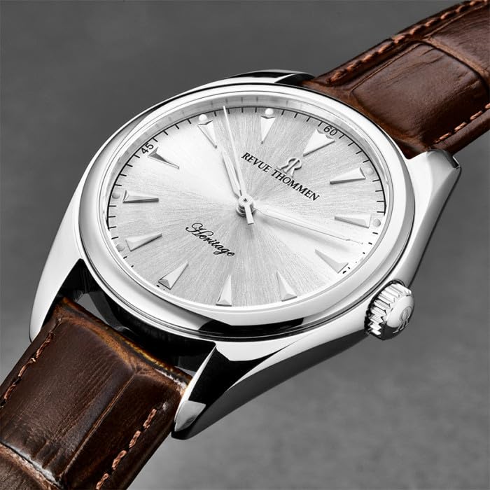 Revue Thommen Automatic Swiss Men's Watch, Made, Brown, 21010.2533