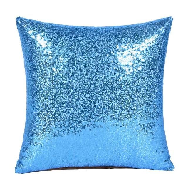 1pc Decorative Sequins Pillowcase 40*40 30*50cm Home Decor Throw Pillow Cover for Sofa Cushion Cover Gold Silver Pillow Case Red