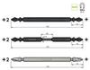 VESSEL XSTMGBC3-110 Phillips No. 2 Bit and Bit Holder Assortment, 110 mm