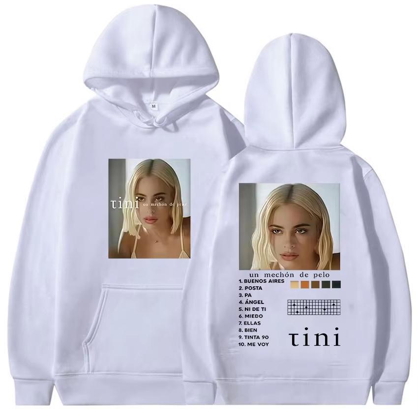 Singer Tini Stoessel Tour Album 2026 Merch Hoody Women Clothing Rock Sweatshirt Fashion High Quality Hoodie