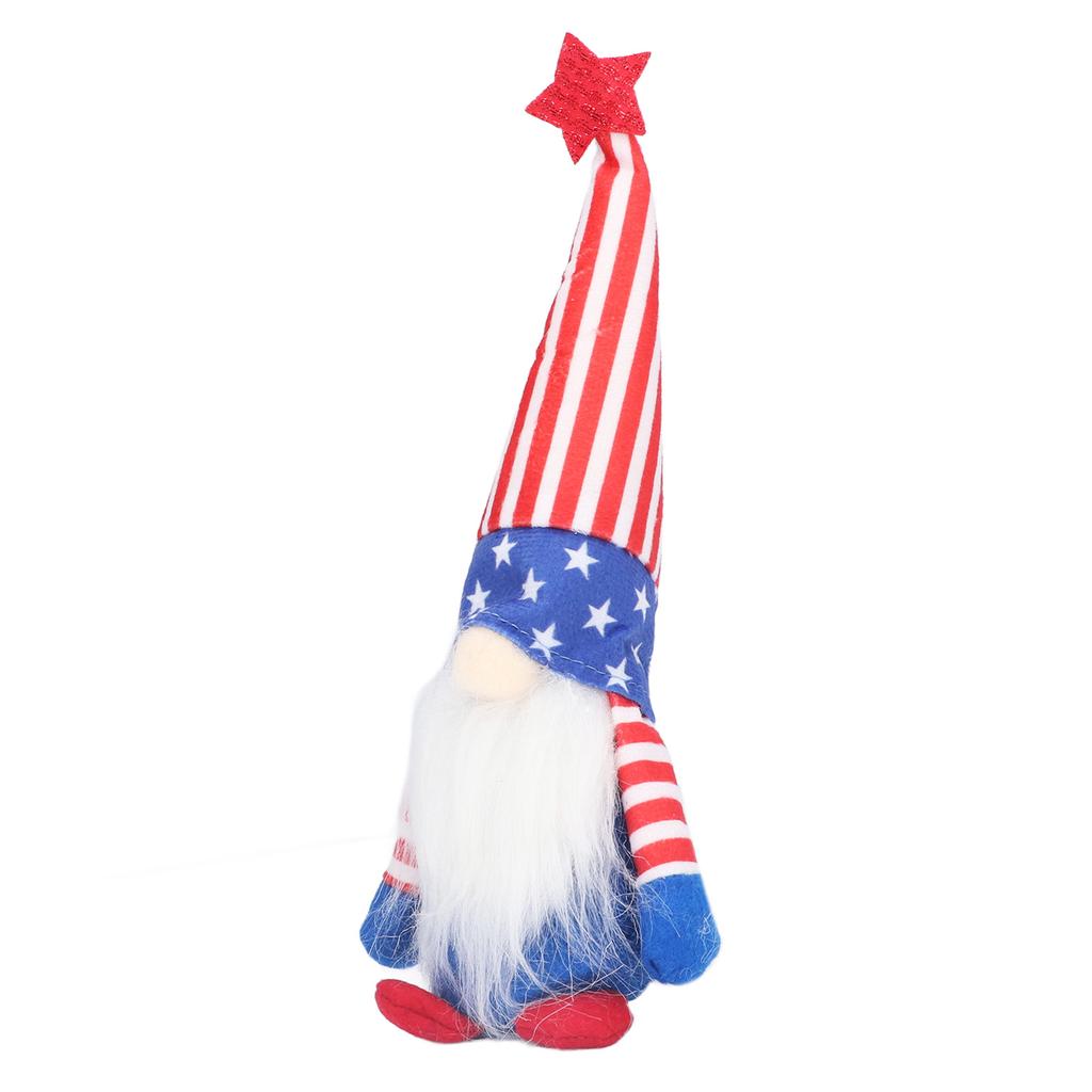 Den nezávislosti Gnome Roztomilý Ručně vyráběný Krásný Význam Gnome Plyšová Dekorace pro Kancelář Obývací Pokoj