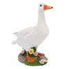 Porch Goose Statue Resin Duck Figurine Animal Sculpture for Indoor Outdoor Garden Lawn Yard Decor