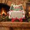Wooden Holiday Keepsake Christmas Countdown Calendar, 25 Days Until Advent Vintage Office Party Decor Farmhouse Table Sign for Indoor Home to