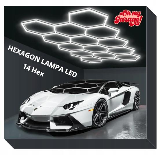 14 x Sešstūrains LED Medusķēdes Lampas