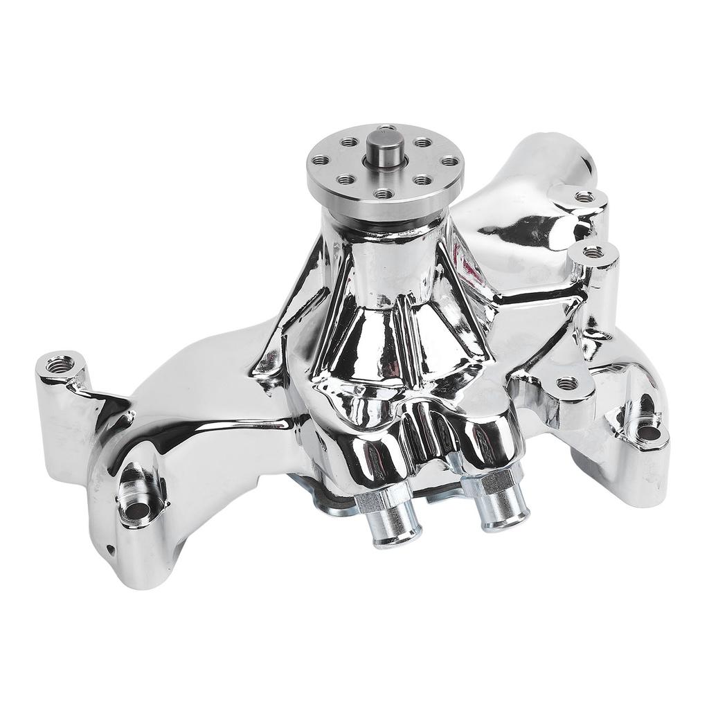 Polished High Flow Long Water Pump Chrome Aluminum Alloy Replacement for BBC 396 402 427 454 502 V8