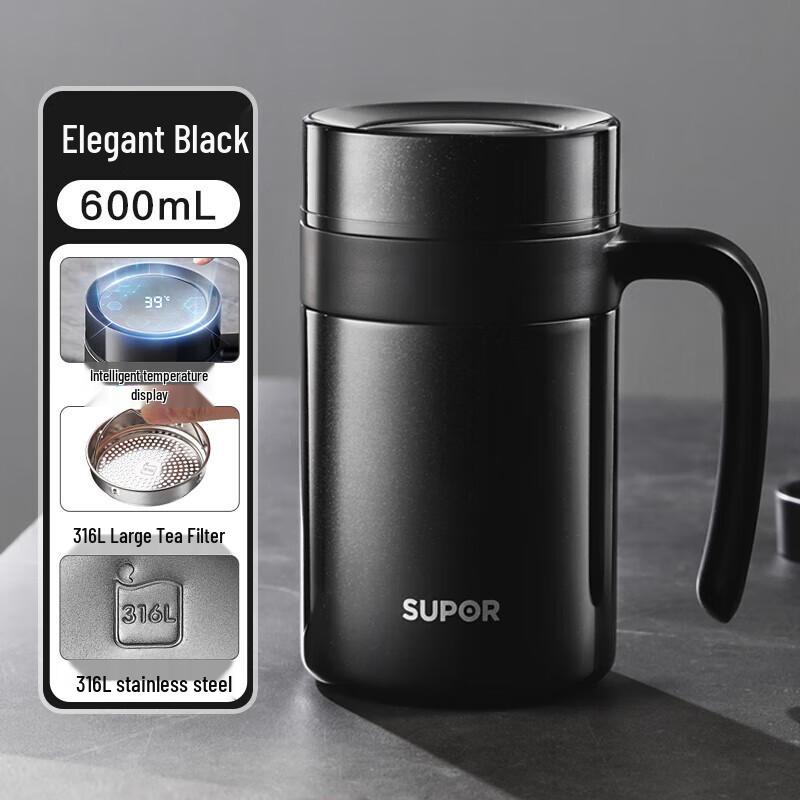 Supor 316L Stainless Steel Insulated Mug with Handle