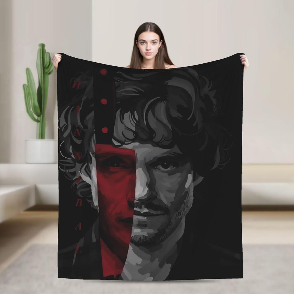 Mads Mikkelsen Super Warm Blanket Camping Plush Bedding Throws Street Trend Home Decor Flannel Bedspread Sofa Bed Cover