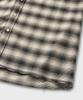 NONBLANK Flannel Ombre Check Shirt_Ivory