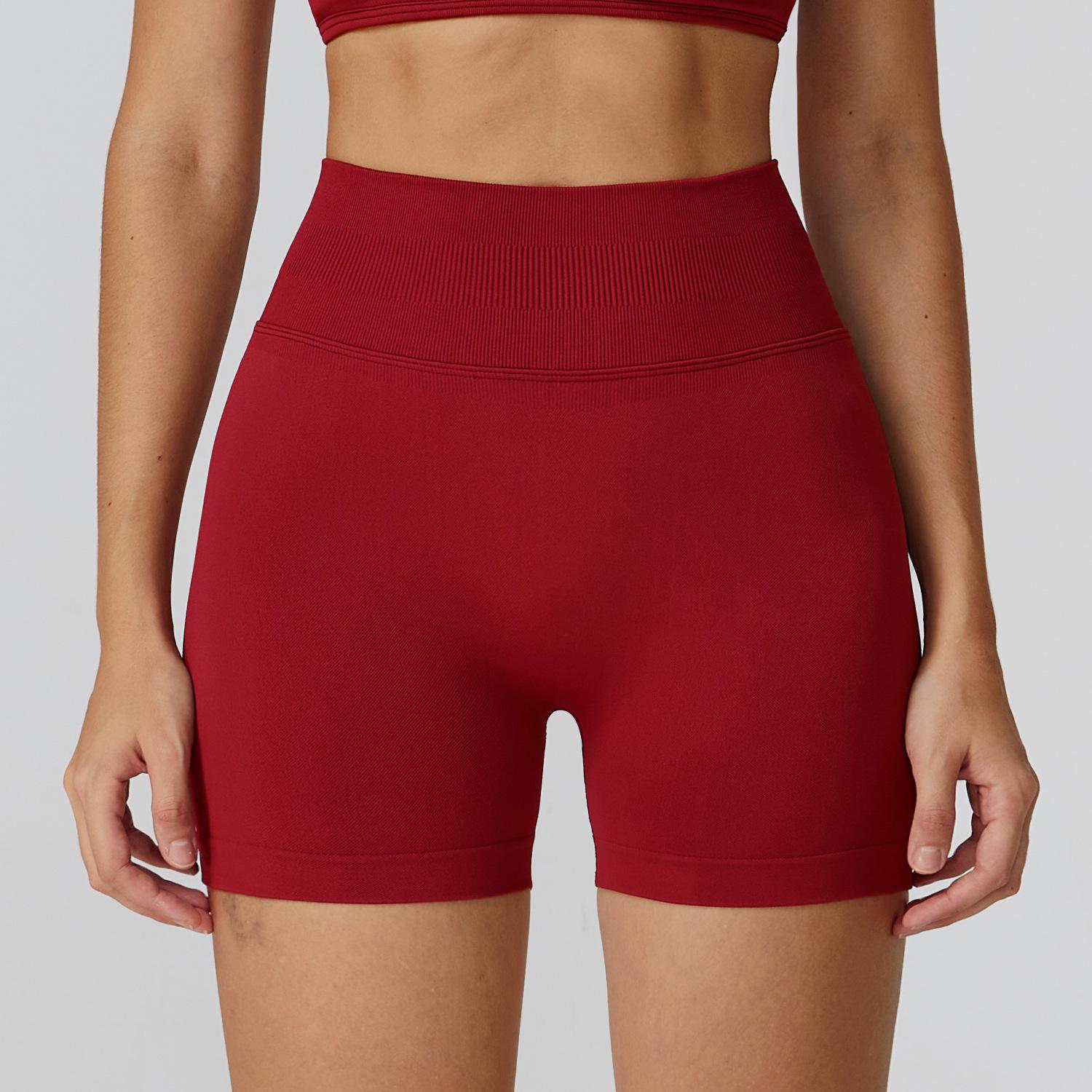

High-Waist Ruffled Yoga Shorts - Slimming Peach-Enhancing Fitness Wear for Running & Outdoor Sports Extra Large