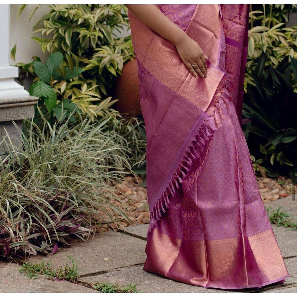 ROYAL COLLECTION | Soft Lichi Silk Saree with Rich Jacquard Work
