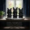 3pcs Animal Crafts French Bulldog Statue Decorations Dog Ornaments  Desktop Decoration