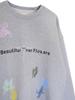 Nouteu Beautiful Dan Flower Sweatshirt / Gray