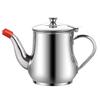 ZISIZ Stainless Steel Oil Dispenser Pot with Filter