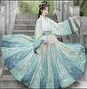 [Hosaku Co., Ltd.] Ancient Chinese Imperial Hanfu Cosplay Costume, Elegant Tang Dynasty Style Long Skirt, Perfect for Halloween, Christmas, Events, an
