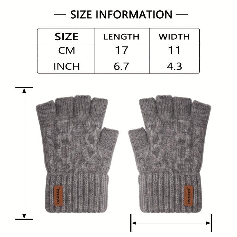 1PAIR Winter Soft Warm Alpaca Gloves