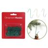 150Pcs Christmas Tree Hooks S Shape Christmas Ornaments Hook Bauble Ornament Hanger Hanging Pendants Xmas Tree Hangers